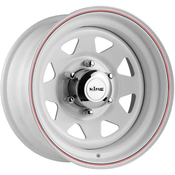King Terra Wheels 15 Inch White - Brixton 4x4 - Buy Online Now!
